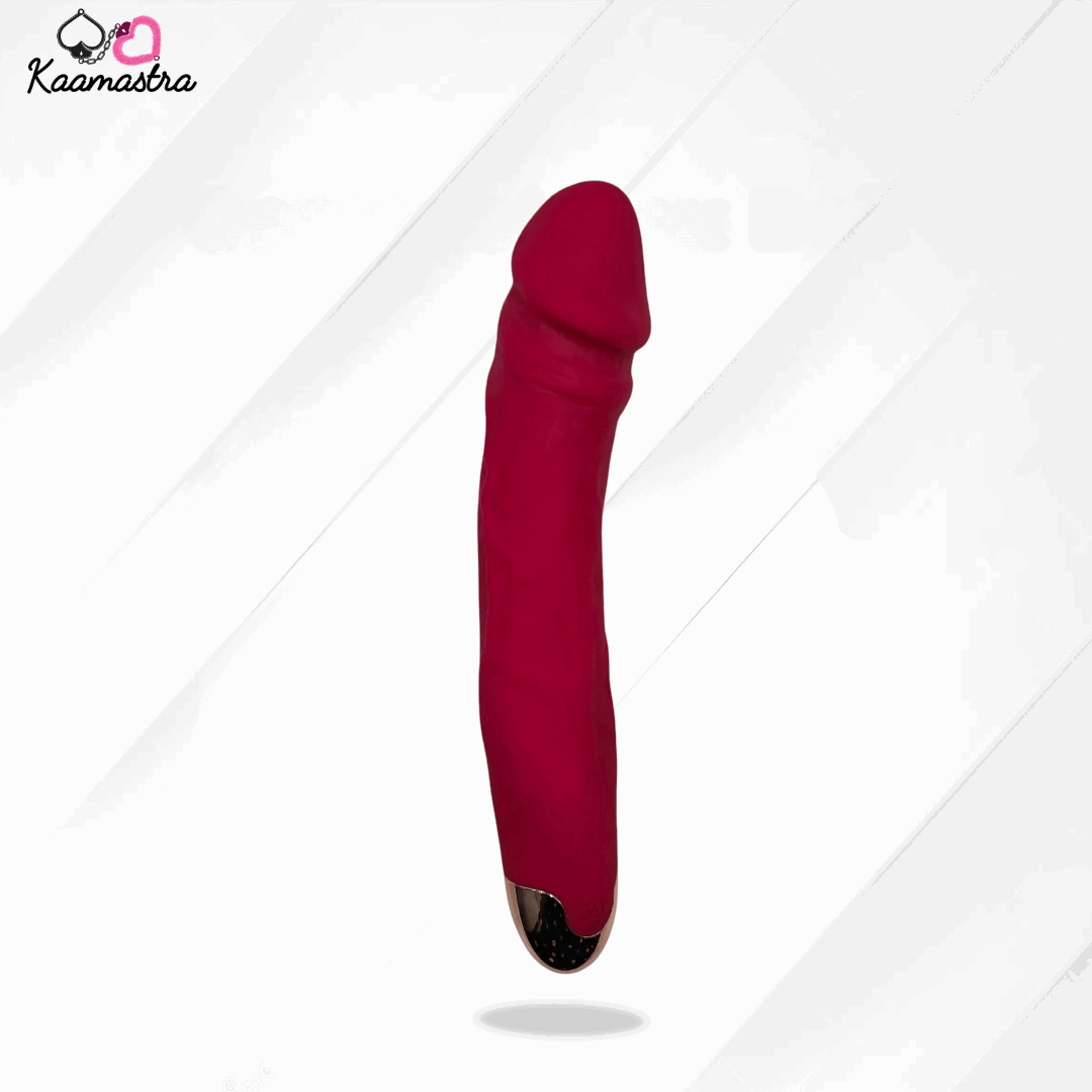 Kaamastra's Brown Silicone Realistic Dildo Vibrator