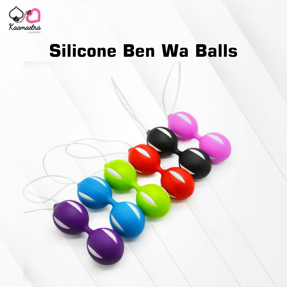 Kaamastra Silicone Ben Wa Balls for Kegel exercises and intimate pleasure