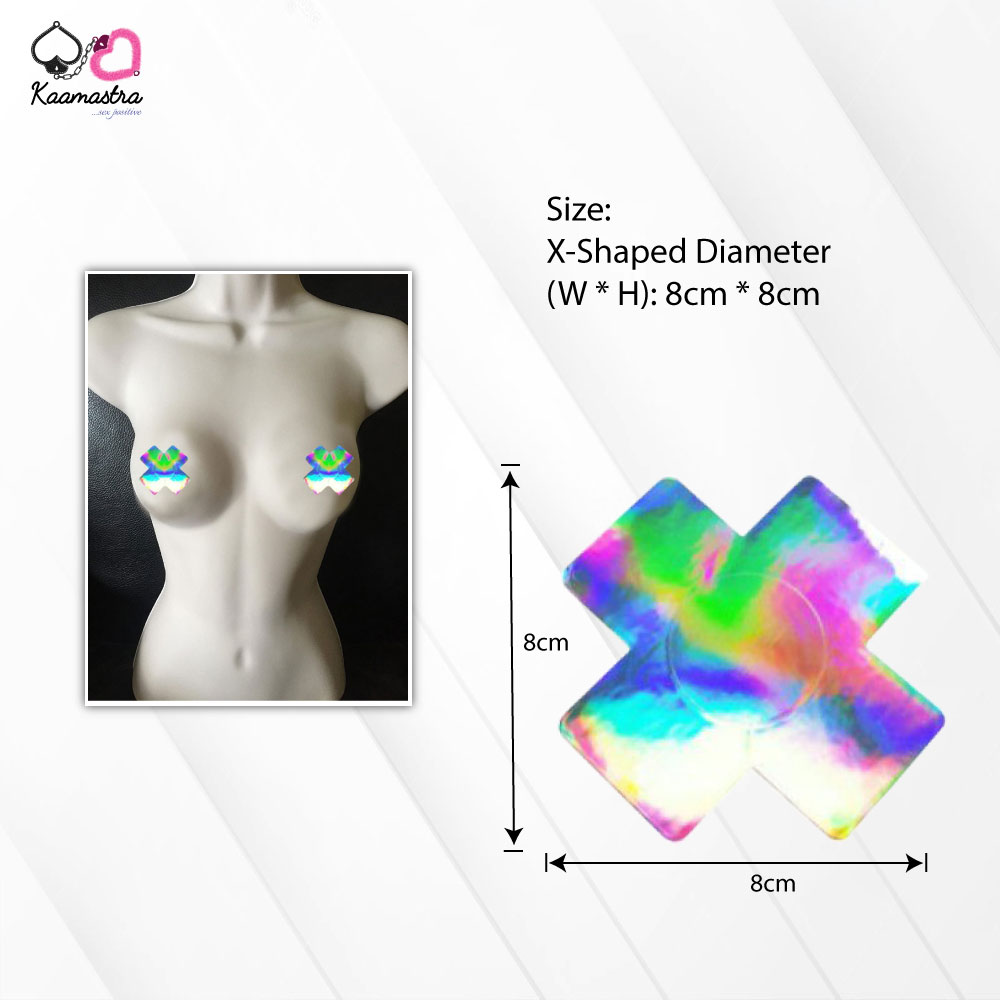 Kaamastra TPU Laser Print X-Shape Nipple Pasty