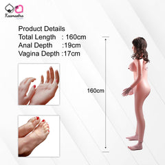Kaamastra Semi-Solid Lifelike Inflatable Sex Doll
