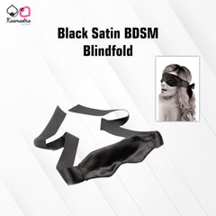 Kaamastra Black Satin BDSM Blindfold