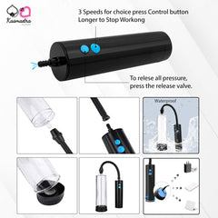 remote control men penis extension pump on Kaamastra