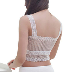 Kaamastra White Bras Fashion Women’s Lace Sexy GirlCrop Tops