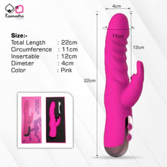 Kaamastra Pink Rabbit Dildo Vibrator for Women