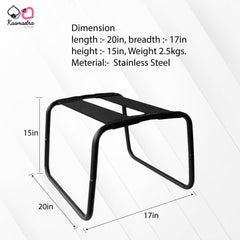 Kaamastra chair dimensions - 20x17x15 inch pleasure throne for adventurous couples