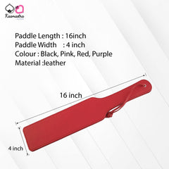 Kaamastra Long Plain Leather Spanking Paddle