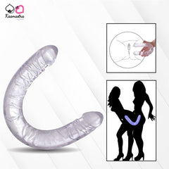 Two sided silicon dildo