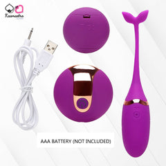 Silicon fish tail vibrator