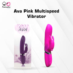 Purple Ava multispeed vibrator - sleek waterproof design