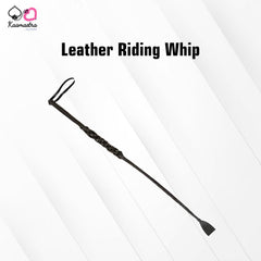 Black Leather Riding Whip for BDSM and Bondage – Kaamastra