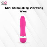 Kaamastra mini vibrating wand - compact 4.5-inch stimulator with silicone tip