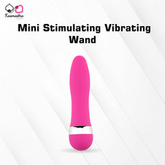 Kaamastra mini vibrating wand - compact 4.5-inch stimulator with silicone tip
