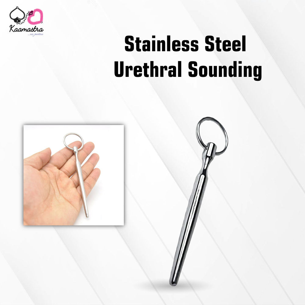 Kaamastra professional urethral sound - 12.8cm stainless steel sounding rod