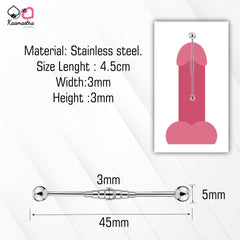 Medical-grade stainless steel urethral expansion tool