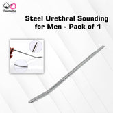 Kaamastra Steel Urethral Sounding Rod β Professional Medical Design β Pack of 1