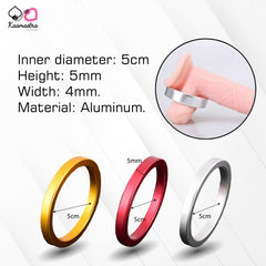 Kaamastra Aluminum Ring Dimensions – 5cm Inner Diameter, 5mm Height – Ultra-Lightweight