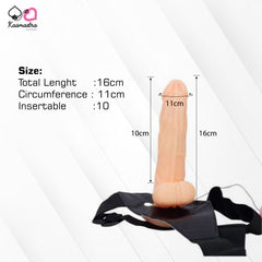 Product dimensions: 16cm length, 10cm insertable, 11cm circumference