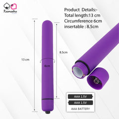 Dimensions: 13cm length, 8.5cm insertable, 6cm circumference - AAA battery powered