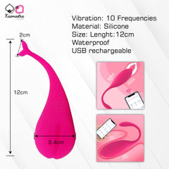 Dimensions: 12cm length, 3.4cm width - 10 vibration modes, USB rechargeable