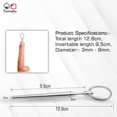 Precision dimensions of Kannasha sounding rod - 9.5cm insertable with 3-8mm taper