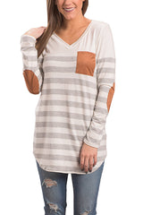 Printed V Neck Tank Top