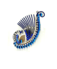 The Blue Peacock Body Jewel