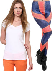 Kaamastra Mystery T Shirt and Jeggings Combo-XL