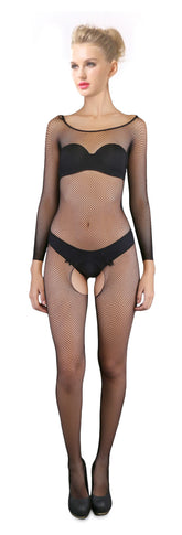 Kaamastra Fishnet Black Bodystocking