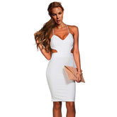 Kaamastra One Piece Sexy Halter Neck Bodycon Dress