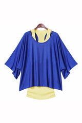 Kaamastra Blue Oversized Top