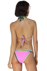 Kaamastra Pink Handmade Bathing Suit Bikini Swimming Costume For Women