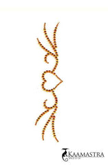 The Orange Heart Crystal Arm Band