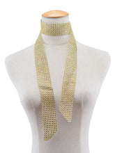 Kaamastra Thick Choker Necklace Golden