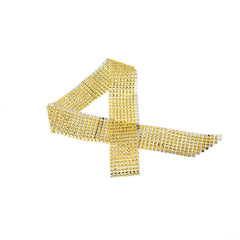 Kaamastra Thick Choker Necklace Golden