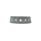 Kaamastra Grey Velvet Studded Choker