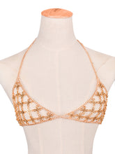 Kaamastra Vintage Retro Sexy Chest Body Chain Golden