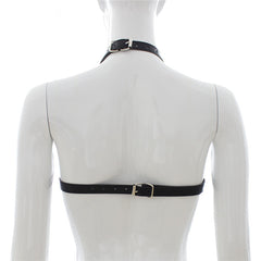Kaamastra Leather Harness Open Bra