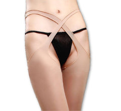 Kaamastra Suspender Tights Nude & Free Thong