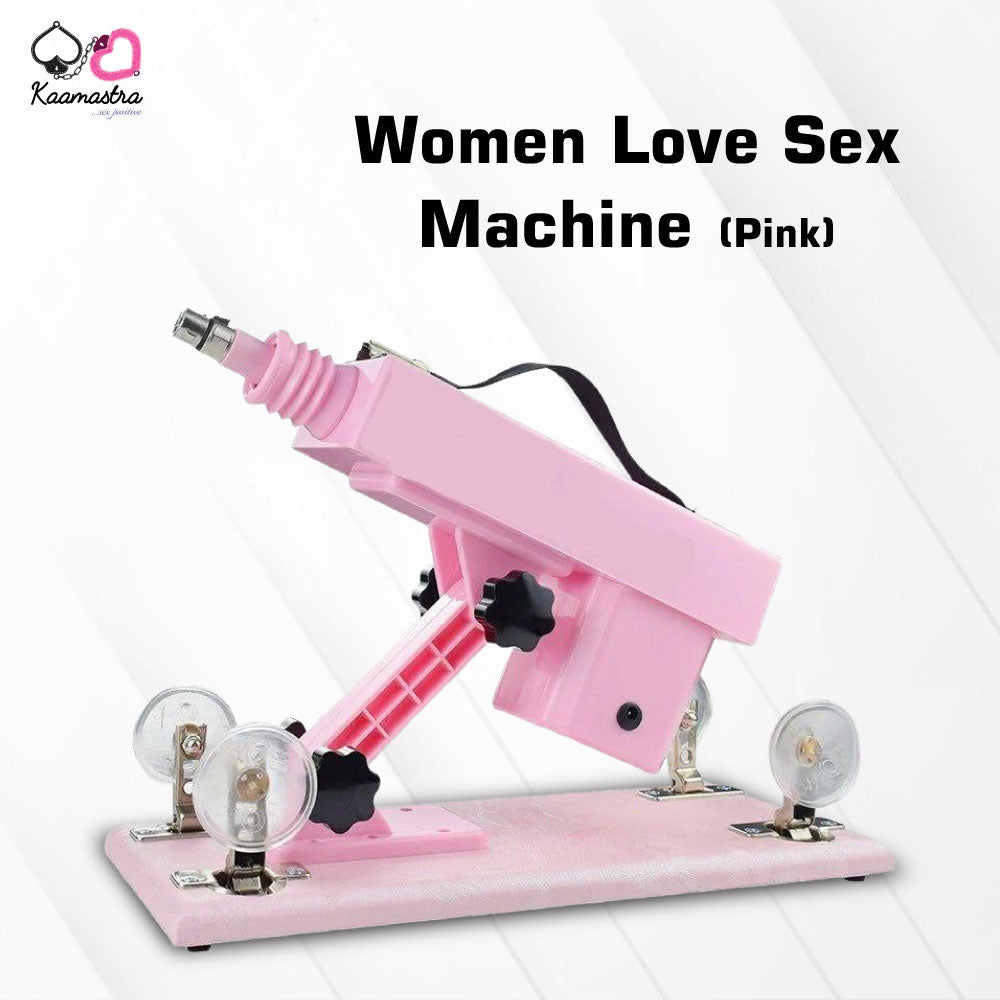 Kaamastra's Women Love Sex Machine Pink - robotic pleasure device with multiple functions