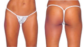 Kaamastra Sheer Floral Thong White