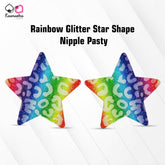 Kaamastra Rainbow Glitter Star Shape Nipple Pasty