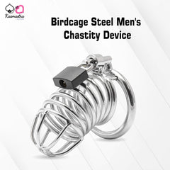 Kaamastra Birdcage Steel Men's Chastity Device