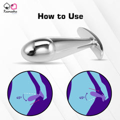 Kaamastra Anal Plug usage guide - Simple pleasure steps