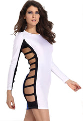 Kaamastra Spicy Blue Side Slits Dress For Women