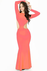 Kaamastra Pink Belly Baring Dress