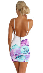 Floral mini dress