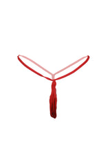 Kaamastra Teardrop Thong-Red