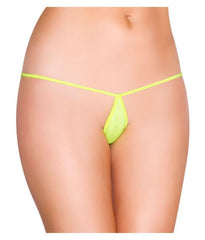 Kaamastra Teardrop Thong - Yellow