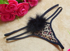 Kaamastra Leopard Fur Thong