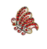 The Red Butterfly Body Jewel